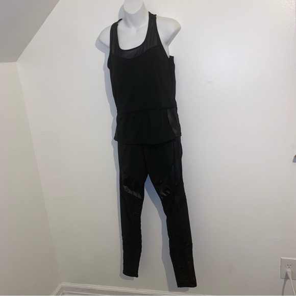 Fashion Nova You Want To Be Me Athleisure Tank And Legging Set Black Size large - Picture 8 of 16